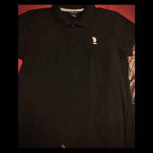 Polo black junior t shirt